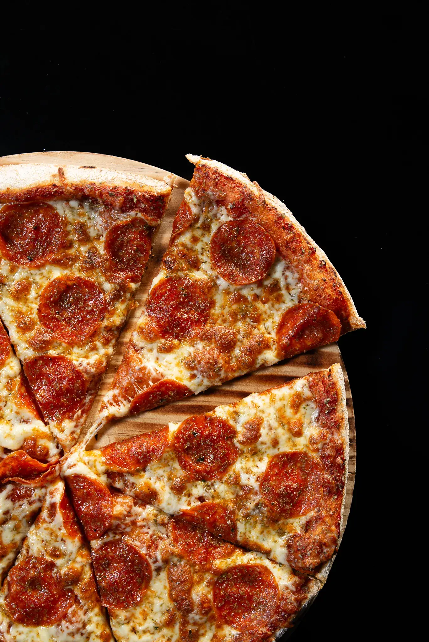 Pizza recién salida.