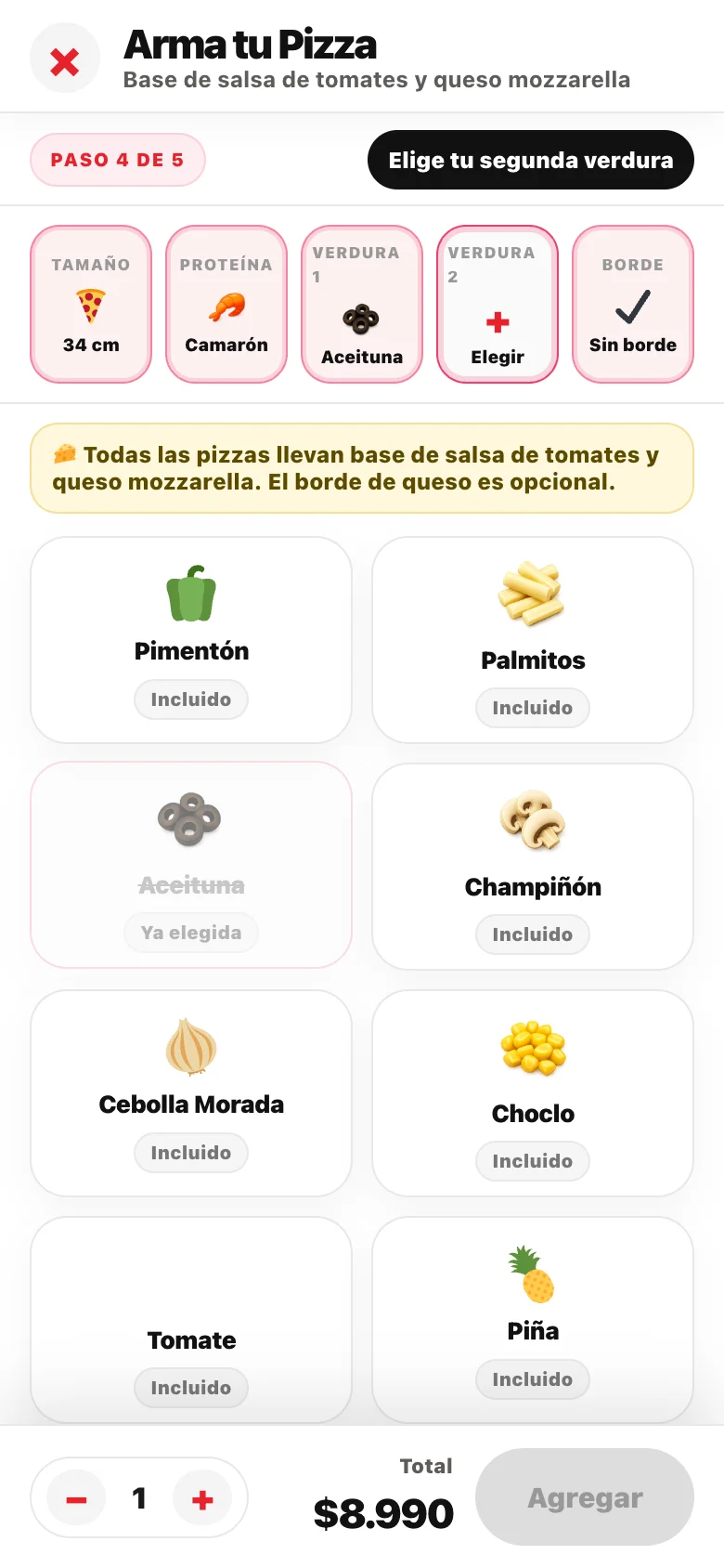 Pantalla adicional del sistema de Murai
