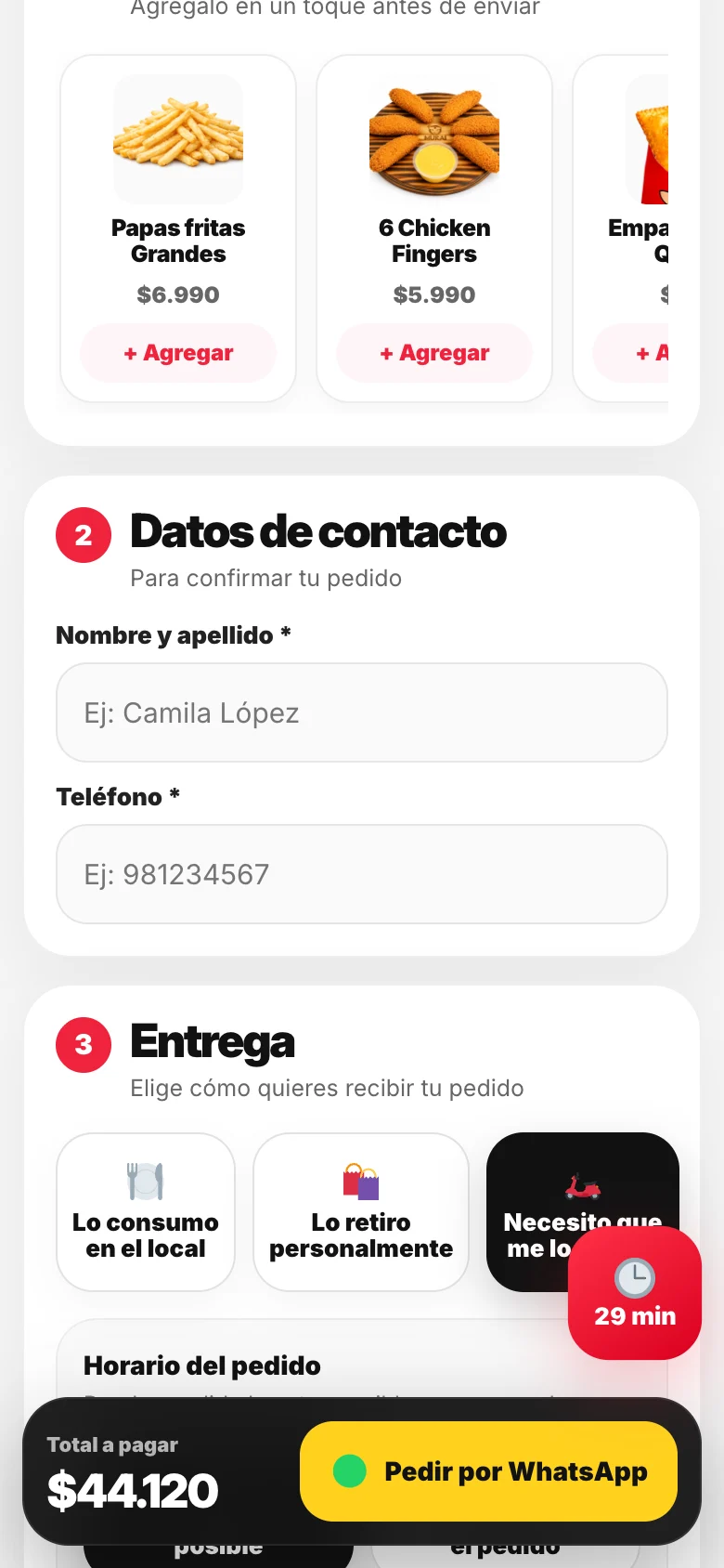 Pantalla adicional del sistema de Murai